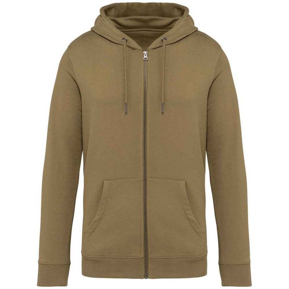 Native Spirit Unisex Adult Full Zip Hoodie / Light Olive